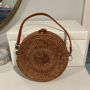 Anthropologie straw bag